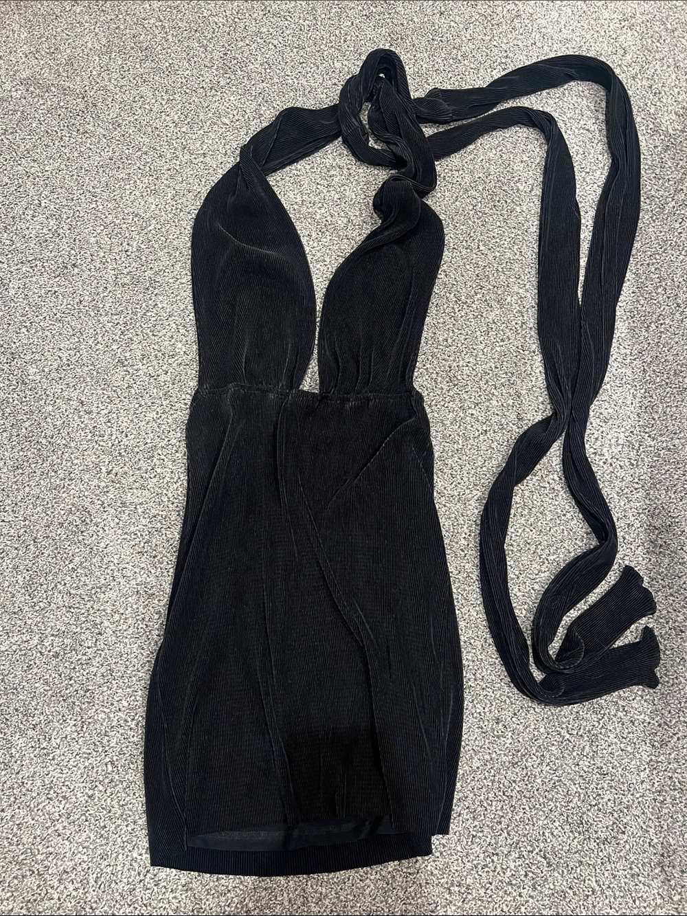 Hello Molly Black Halter Bodycon Mini Dress